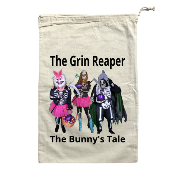 The Bunny's Tale - Large Calico Bag Thumbnail