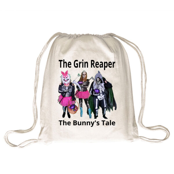 The Bunny's Tale - Drawstring Backpack Thumbnail